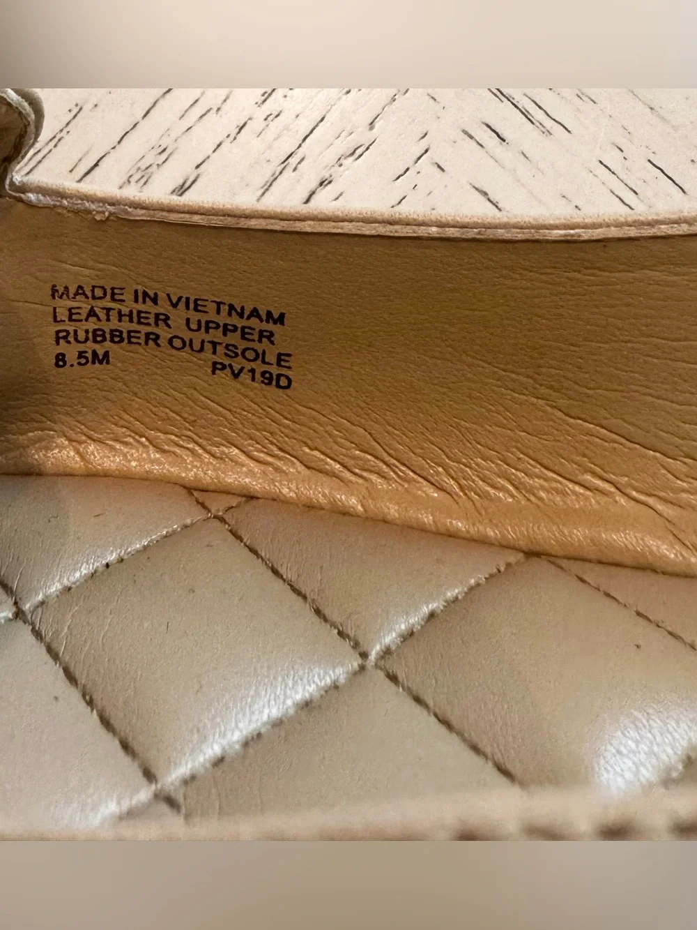 MICHAEL Michael Kors Nancy Nude Leather Pointed Toe Loafer Flats 8.5M